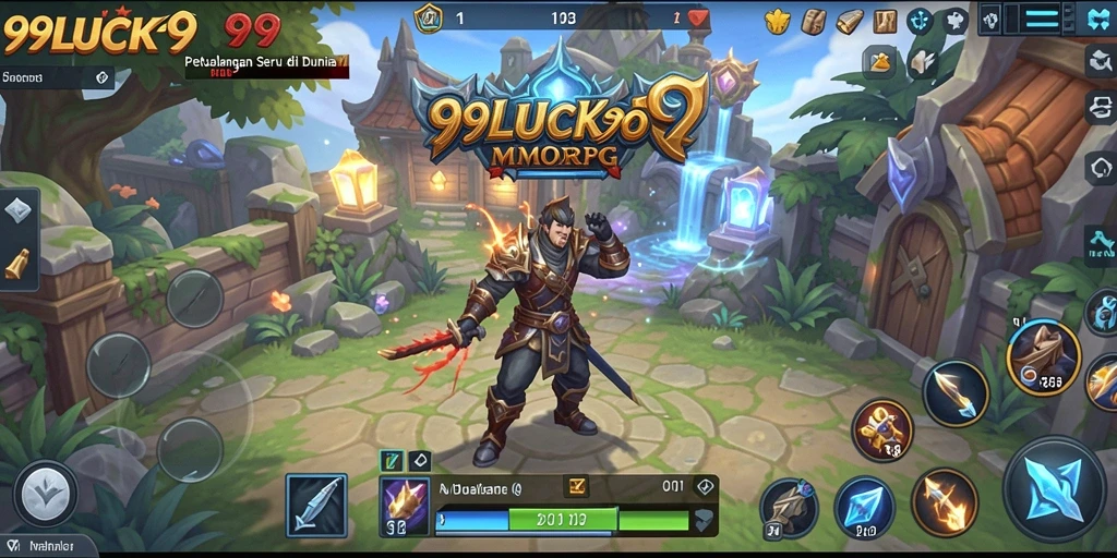 Screenshot gameplay menampilkan aksi seru dalam game MMORPG.