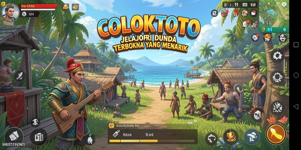 Tangkapan layar gameplay COLOKTOTO yang menunjukkan eksplorasi dunia terbuka.