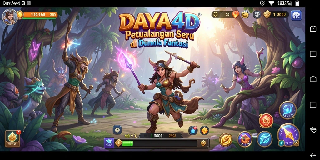 Screenshot utama DAYA4D menampilkan serunya gameplay petualangan yang mendebarkan.