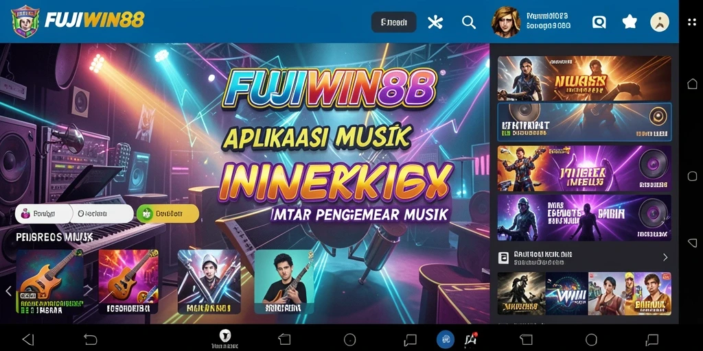 Tampilan gameplay FUJIWIN88 yang penuh warna dan interaktif.