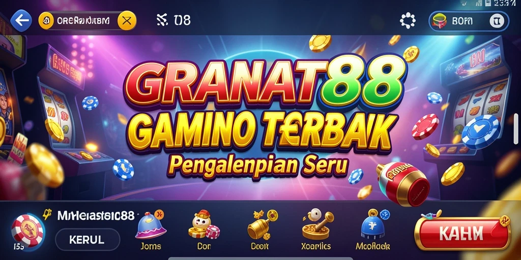 Tampilan permainan Kasino yang menarik dan interaktif di GRANAT88.