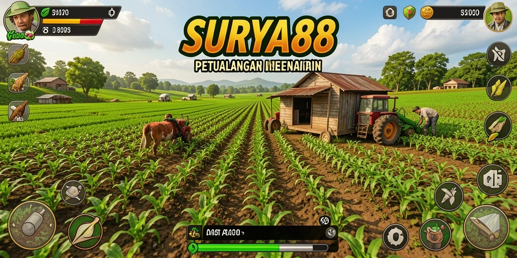 Gameplay SURYA88 yang menarik dengan berbagai aktivitas pertanian.