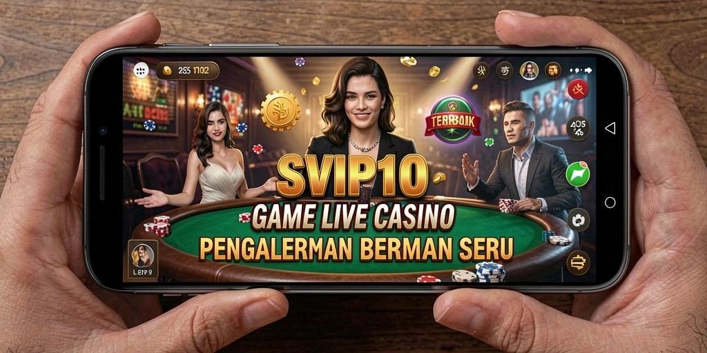 Tampilan gameplay Live Casino yang seru dan interaktif di SVIP10.